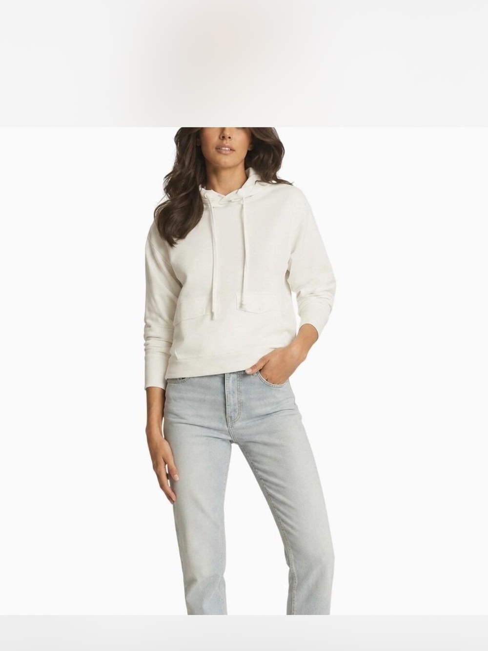 Reiss Mercy Cotton Blend Hoodie Size Medium